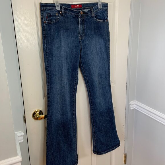 Seven7 For All Mankind Dark Wash Jeans - Picture 7 of 10